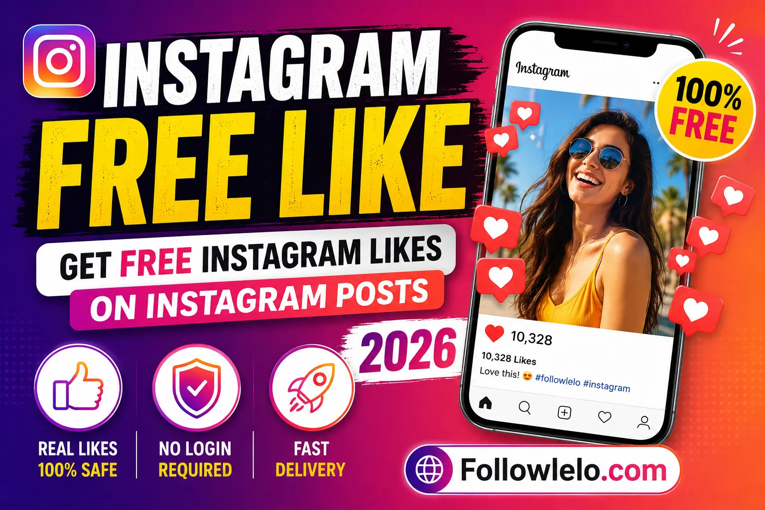 Instagram Free Like – Get Free Instagram Likes on Instagram Posts 2026 6 Instagram Free Like – Get Free Instagram Likes on Instagram Posts 2026