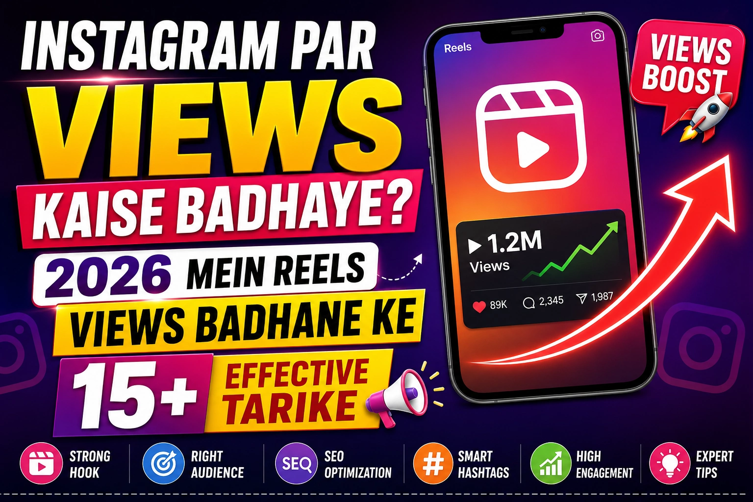 Instagram Par Views Kaise Badhaye? 2026 Mein Reels Views Badhane Ke 15+ Effective Tarike 4 Instagram Par Views Kaise Badhaye
