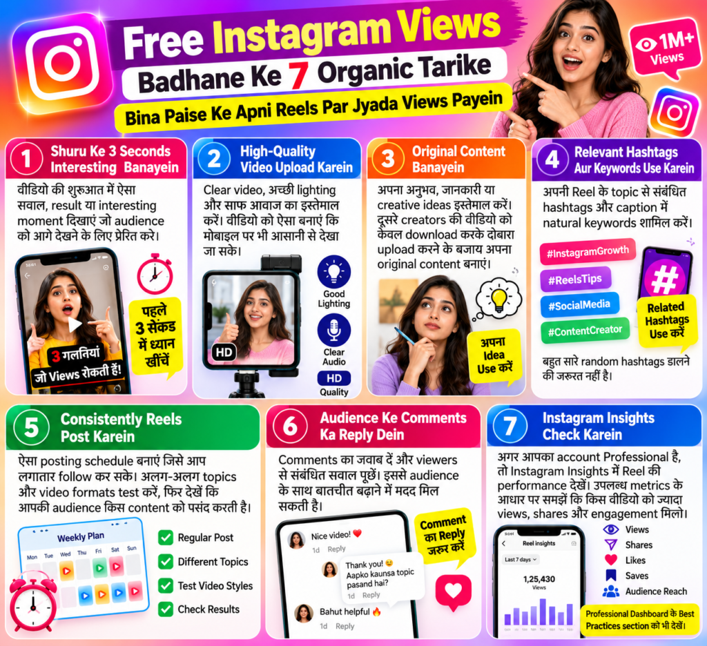 Free Instagram Views Badhane Ke 7 Organic Tarike