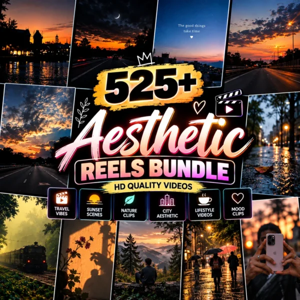 525+ Aesthetic Reels Bundle – HD Quality Instagram Video