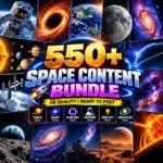 550+ Space Content Bundle – HD Quality Video Collection