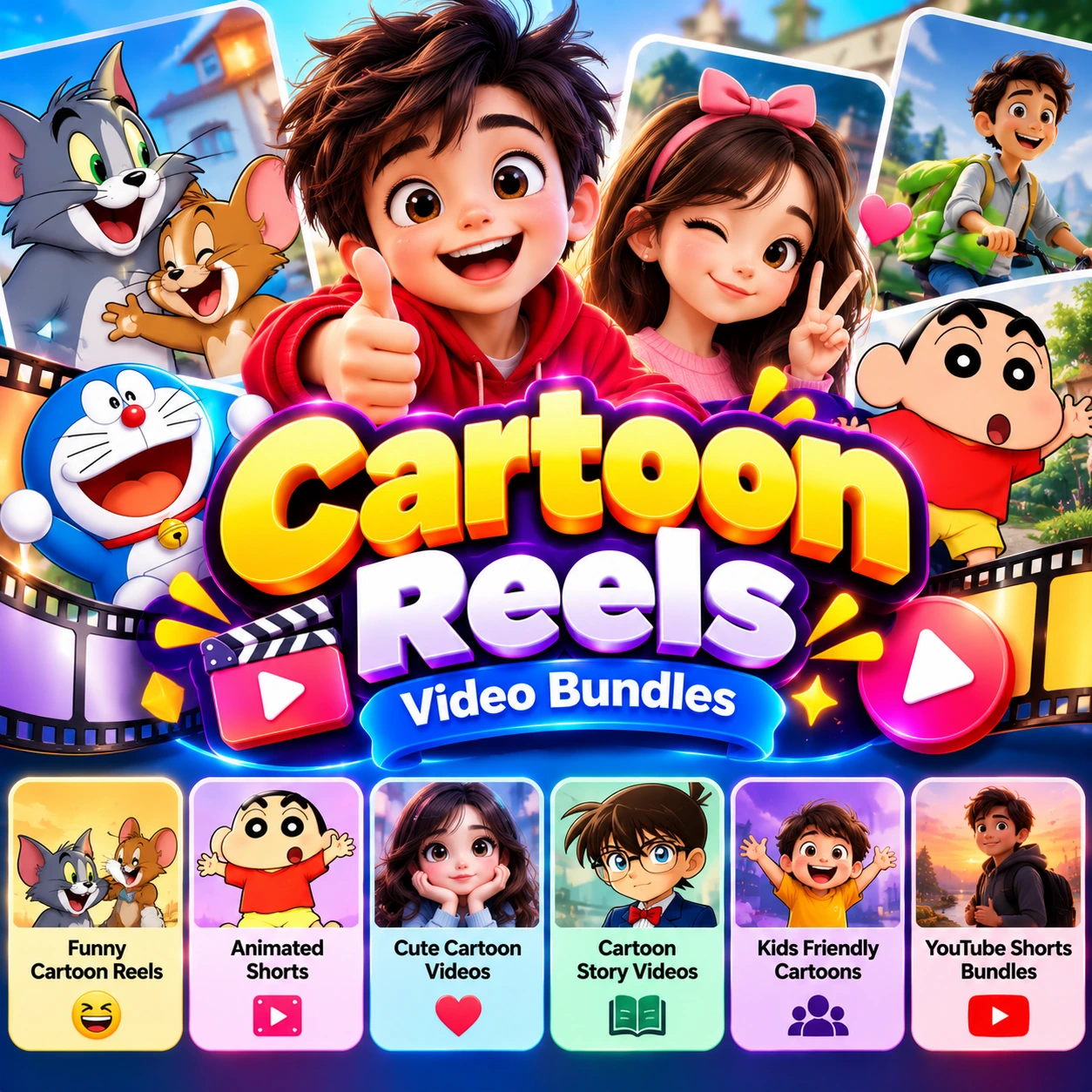 Cartoon Reels & Animated Shorts Bundles