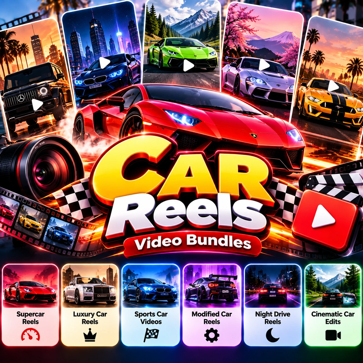 Car Reels & Luxury Car Video Bundles