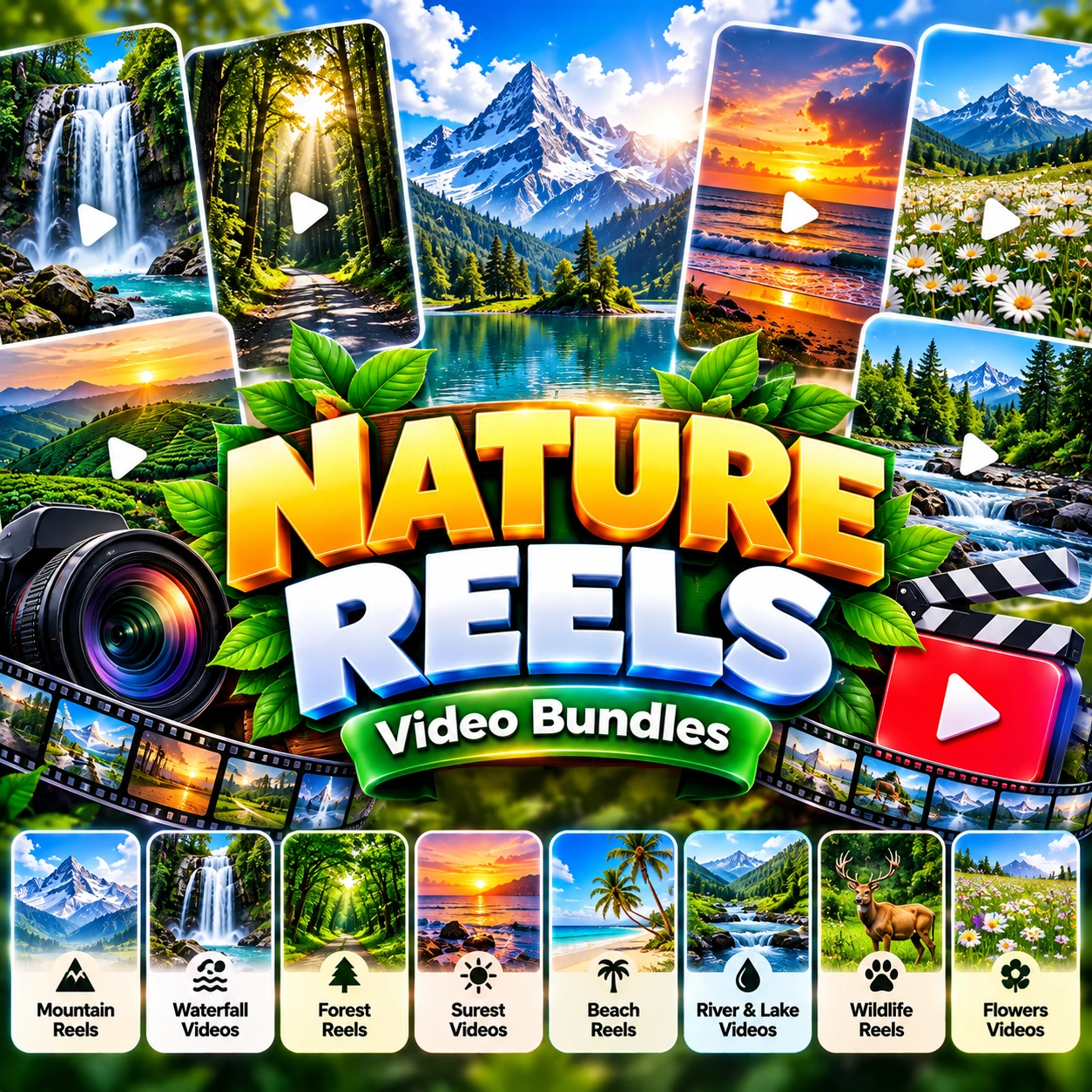 Nature Reels & Scenic Video Bundles