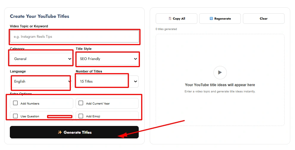 YouTube Title Generator
